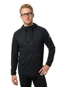 Giacca A Vento Run Anywhere Black / Morph Green / White XL - Under armour - FashionsVida