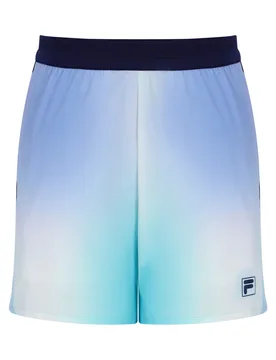 Aqua Men’s 5" Tennis Shorts with Inner - XS - FILA Tennis - FashionsVida
