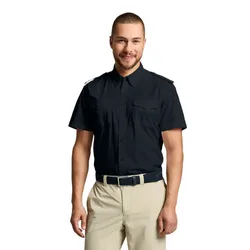 Deck Yacht Short Sleeve Shirt Black Ink XL Men