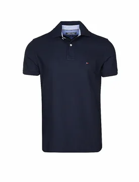 Poloshirt de corte regular azul L - Tommy hilfiger - FashionsVida