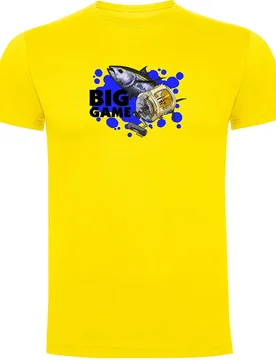 Big Game Short Sleeve T-shirt Yellow XL Men - Kruskis - FashionsVida