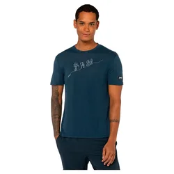 Maglietta A Maniche Corte Hiking Regular Fit Blue 2XL