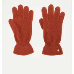 Guantes con lana cachemire y volantes