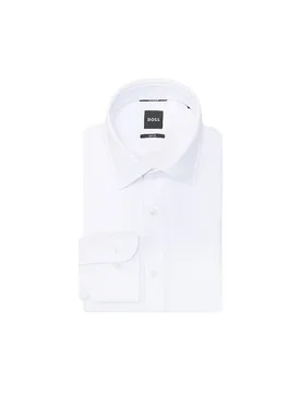 Chemise Slim Fit P-HANK blanc 39 - BOSS - FashionsVida