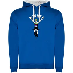 Felpa Con Cappuccio Winner Royal Blue