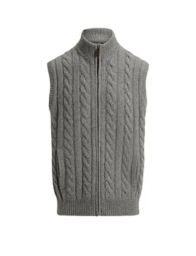 POLO Strickjacke hellgrau L Herren - Ralph Lauren - FashionsVida