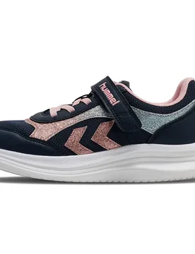 Sneaker Glow Black Iris / Pink EU 25 - Hummel - FashionsVida