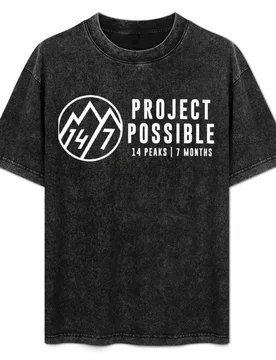 Peaks Nothing is Impossible Nimsdal Purja Project T-Shirt Relaxed Fit Casual Short Sleeve Top - Aliexpress - FashionsVida