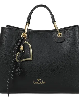 Beth Borsa a mano e tracolla B18840 Nero - Braccialini - FashionsVida
