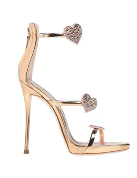 Sandale Damen Kupfer 38 Damen - Giuseppe Zanotti - FashionsVida
