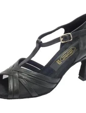Pumps Sandalo L.A. Nappa E Rete 35 Female - Vitiello Dance Shoes - FashionsVida