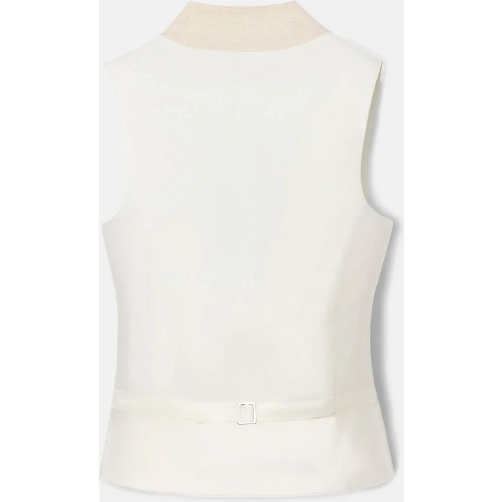 Chaleco de hombre chaqué cuello redondo - Silbon - FashionsVida