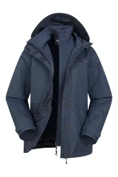 Women's Fell 3 in 1 Jacket Water Resistant Rain Coat in Navy Size: 18 - Navy - Size: 18