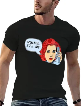Mulder, It's Me.. T-Shirt Daily Work Short Sleeve Top - Aliexpress - FashionsVida