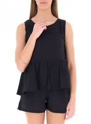 Canotta copricostume NERO S