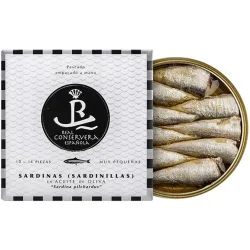 Sardinillas en aceite de oliva 10-14 piezas
