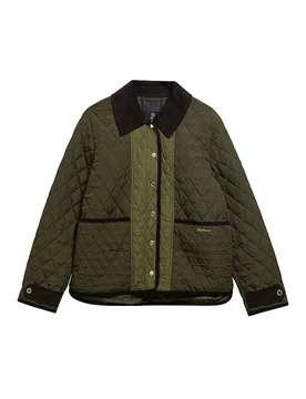 Giacca trapuntata leggera AINSDALE oliva 40 - Barbour - FashionsVida