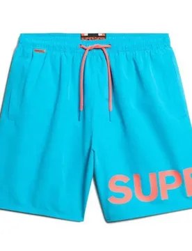 Pantaloncino Da Bagno Graphic 17´´ Hawaii Blue S - Superdry - FashionsVida