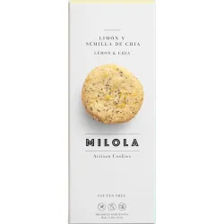 Galletas artesanas de limón y semillas de chia sin gluten