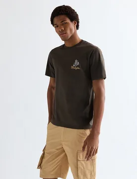Camiseta de hombre de manga corta con logo sul pecho - Wrangler - FashionsVida