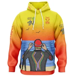 Time To Tri Man Swin Hoodie Multicolour XL Men,Women