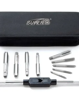 Set Di Rubinetti Con Maniglia Black / Silver - Super B - FashionsVida