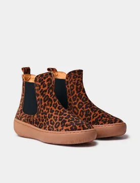 Pons Bottines Serra Leopard EU 38 - Toni - FashionsVida