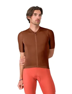 Maglia A Maniche Corte Espresso 2 Dark Mocha - Castelli - FashionsVida
