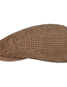 Poundhill Wool Mix Driver Flat Cap by - brown - Herren - Size: 61 cm - Stetson - FashionsVida