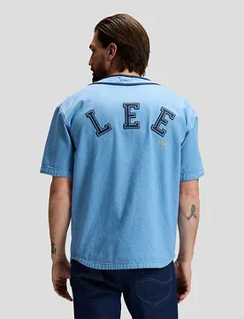 Relaxed Baseball Tee Dry Low Dip Größe M male - Lee - FashionsVida