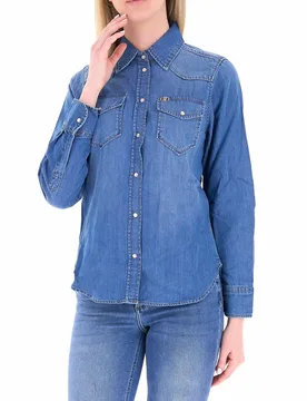 LIU JO Camicia in jeans BLU 38 - Liu jo - FashionsVida
