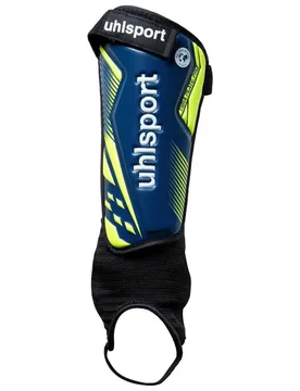 Tège-tibias Tibia Plate Pro Navy / Fluor Yellow M unisex - Uhlsport - FashionsVida