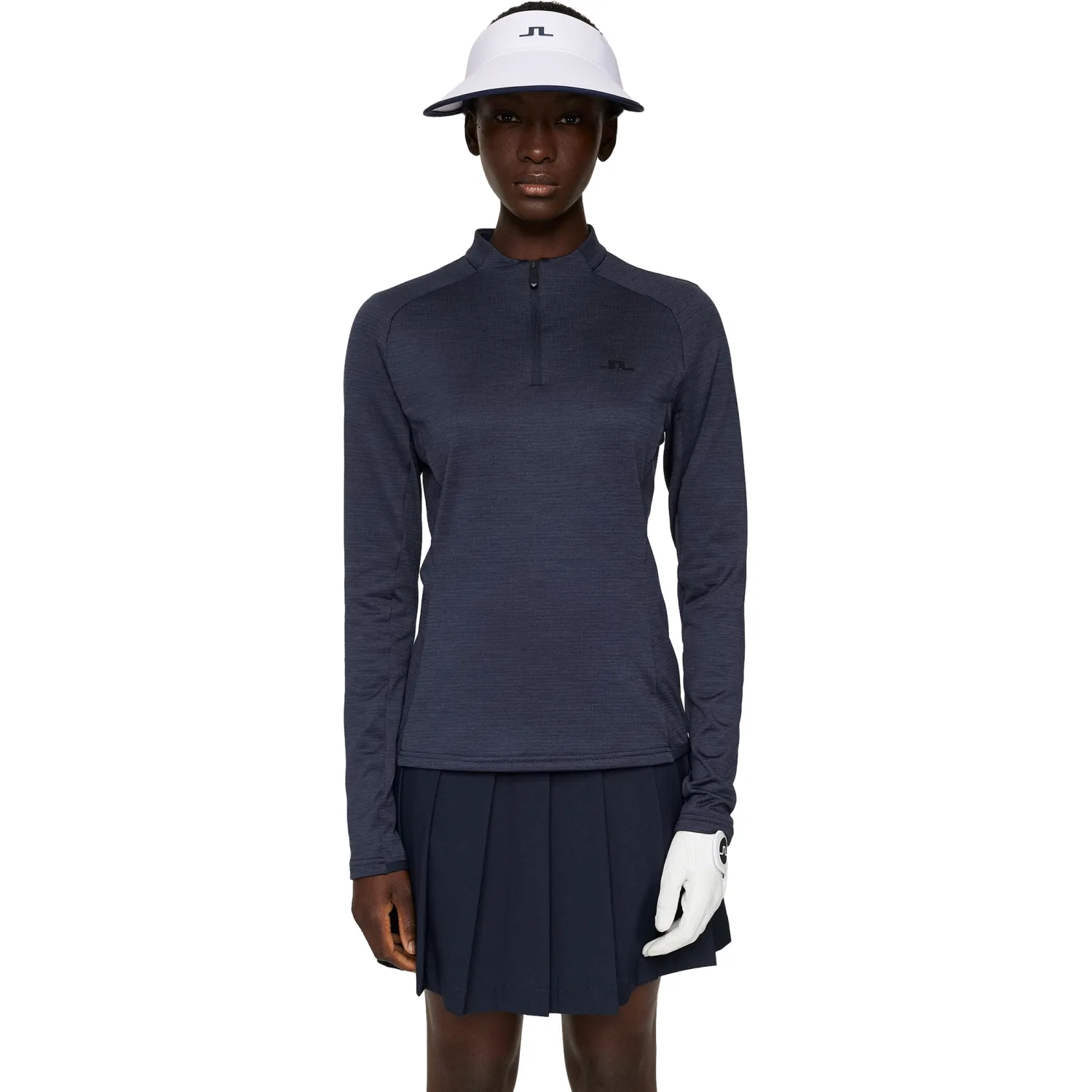 Layer Steffi 1/4-Zip, navy xs - J.lindeberg - FashionsVida