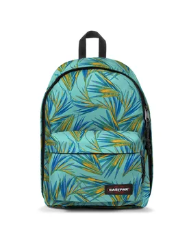 Sac à Dos Compact Ordinateur Out Of Office 27L Housse PC 13", Épuré Brize Palm Aqua brize palm aqua Moyen unisex - Eastpak - FashionsVida