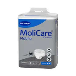 Premium Mobile, Saugleistung 2600 ml, 14 Stück weiss L