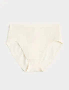 Body Lace High Waist Shaping Knickers Ivory female - Body by M&S - FashionsVida