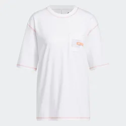 Sport Statement Boyfriend Pocket T-Shirt S White