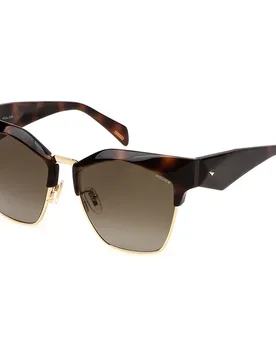 Occhiali Da Sole Da Donna Spln59-5601ay Brown / Brown One Size - Police - FashionsVida