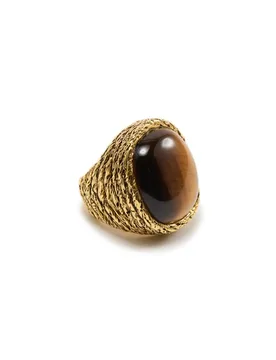Bague Miki oeil de tigre - Aurelie Bidermann - FashionsVida