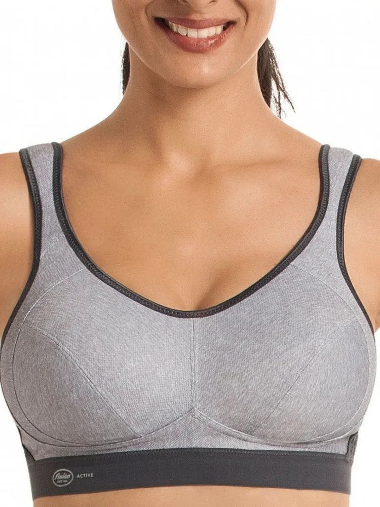 Womens Active Sports Bra - Grey - Size 42e - Anita - FashionsVida