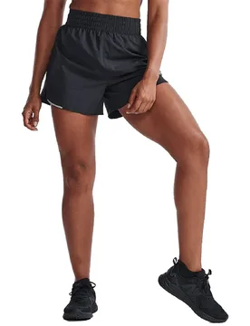 Leggings Courts Taille Haute Aero 4´´ Black / Silver Reflective XL - 2XU - FashionsVida