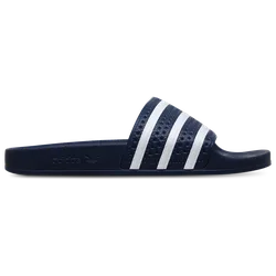Adilette Men Flip-Flops and Sandals - Blue - Size 10 - Mesh/Synthetic - Blue - Size: 10