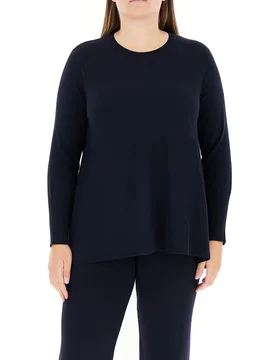 Maglia girocollo BLU NOTTE XL - ELENA MIRO' - FashionsVida