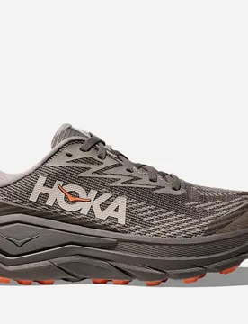 Women's Challenger 8 GORE-TEX Trail Shoes in Cement/Gravel, Size 4 - HOKA - FashionsVida