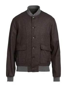 Jacke & Anorak Herren Dunkelbraun 48,50,52,54 Herren - BRERAS Milano - FashionsVida