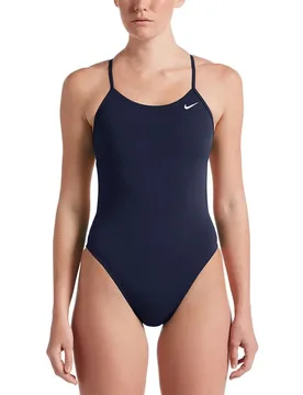 Hydrastrong Solids Cut Out Swimsuit Midnight Navy US 34 Women - Nike Swim - FashionsVida