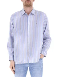 Camicia a righe AZZURRO L