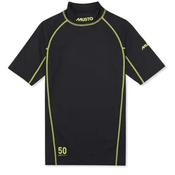 Sunblock Short Sleeve T-shirt Black S Men