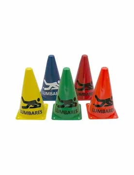 Trainingshütchen Lombaires - Jaune - unisex - Size: 23 cm - Softee - FashionsVida