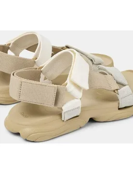 Sandalias planas de mujer Karst con cierre adherente - Camper - FashionsVida
